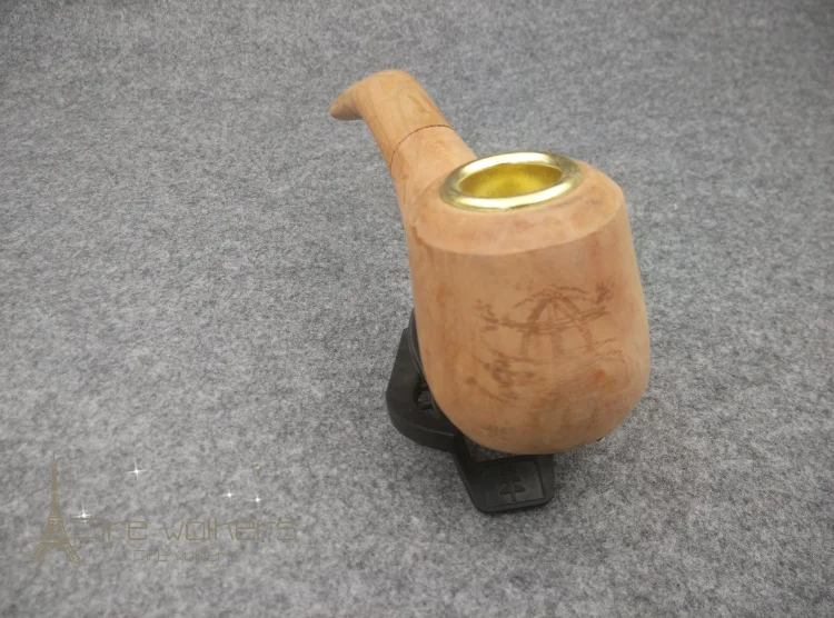Винтажный держатель сигарет из цельной древесины ведро для дыма ручной работы