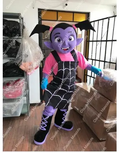 

Новинка, Лидер продаж для взрослых, маскарадный мультяшный костюм VAMPIRINA VEE, рождественское маскарадное платье, костюм талисмана на Хэллоуин