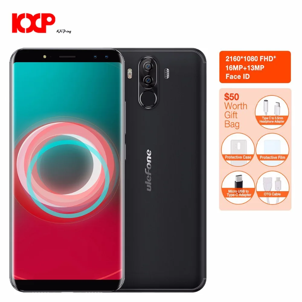 Ulefone мощность 3s фаблет 4G Android 7 1 6 0 дюймов MTK6763 Octa Core 2 ГГц B Оперативная память