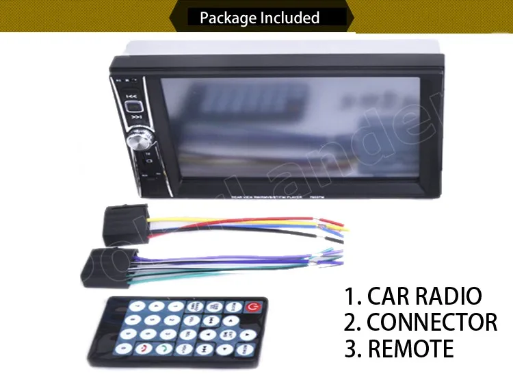 Bluetooth USB/AUX/SD 2 Din Зеркало Ссылка сенсорный экран автомобиля радио MP5 плеер 5 языков 6 дюймов за рубежом