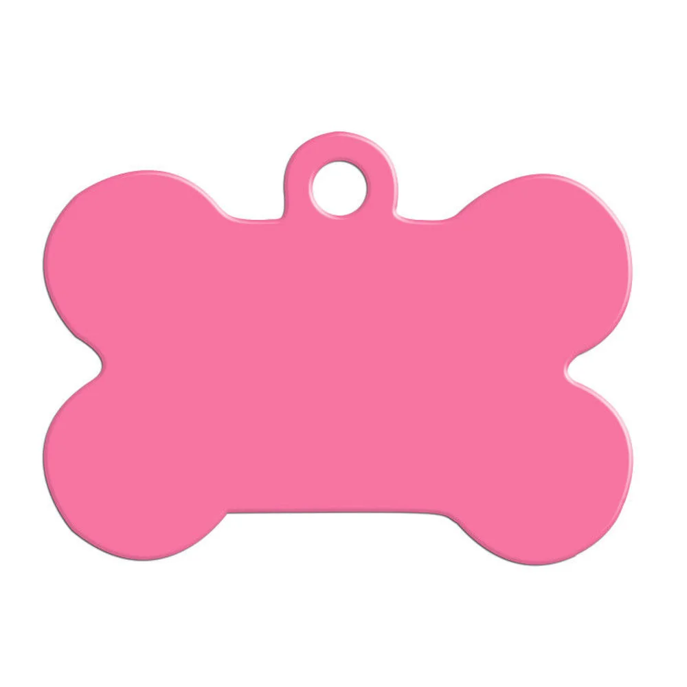 20 штук Pet Tag Алюминий Bone кошка бирка для собаки Форма имя номер телефона собака ID