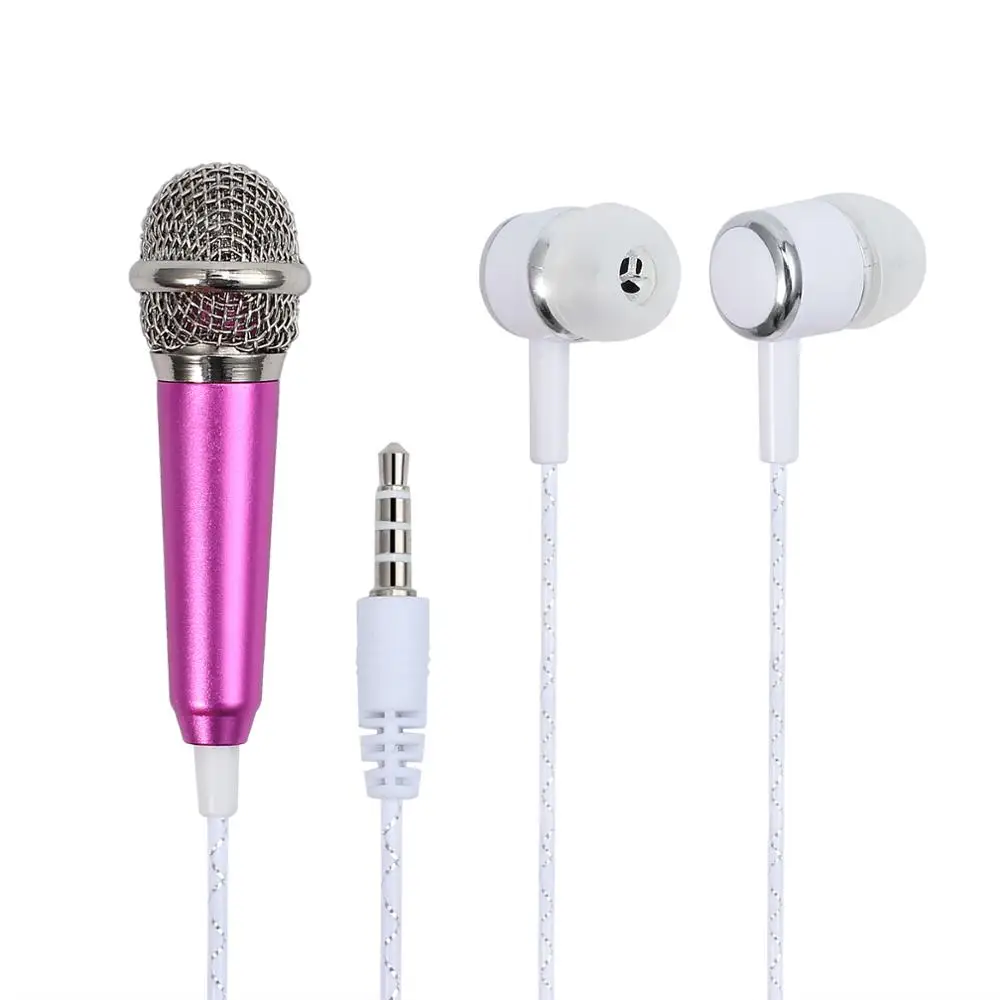 Proster мини умный микрофон для мобильного телефона ПК ноутбук чат пение караоке 3 5