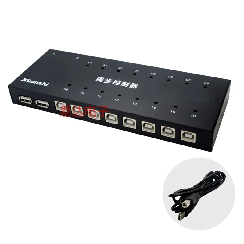 Синхронизатор км с 16 портами синхронизатор KVM USB клавиатурой и мышью для ПК Android Pad