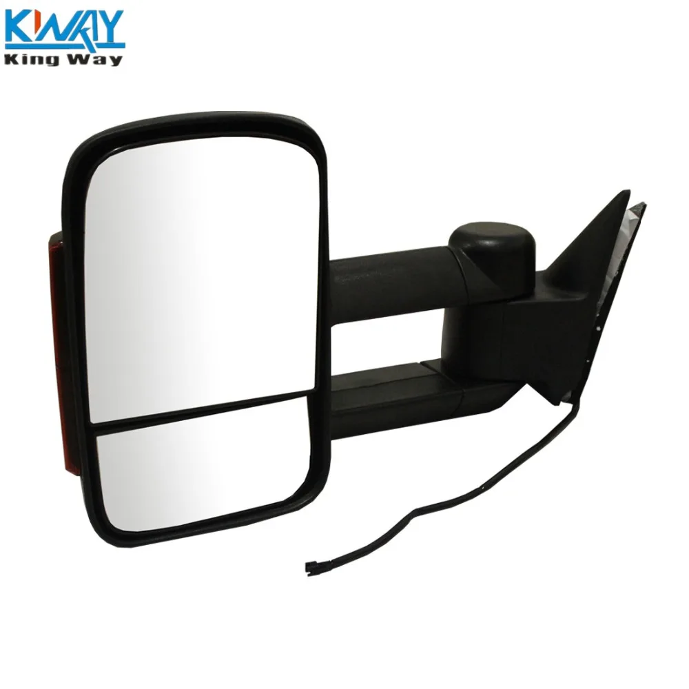 Бесплатная доставка боковые зеркала для буксировки сигнала King Way светодиодный