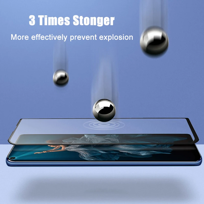 Стекло для Huawei Honor 20 Pro закаленное стекло полное покрытие ультра тонкий анти взрыв