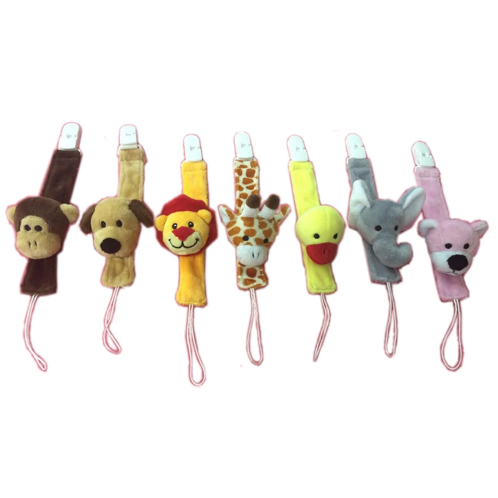 Милые детские соски с зажимами новогодний подарок забавная плюшевая игрушка