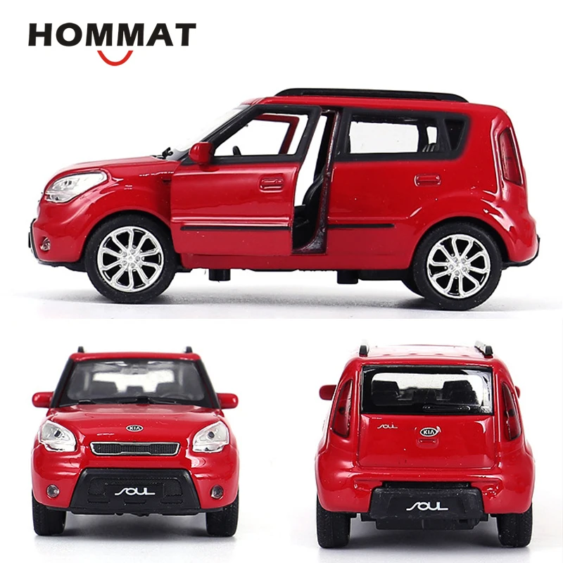 Модель автомобиля HOMMAT Welly 1:36 модель из сплава KIA Soul литой и игрушечный автомобиль