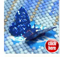 UzeQu 5D DIY Алмазная картина водопад цветок крестиком настенные часы Алмазная вышивка полная Алмазная мозаика, Стразы Декор