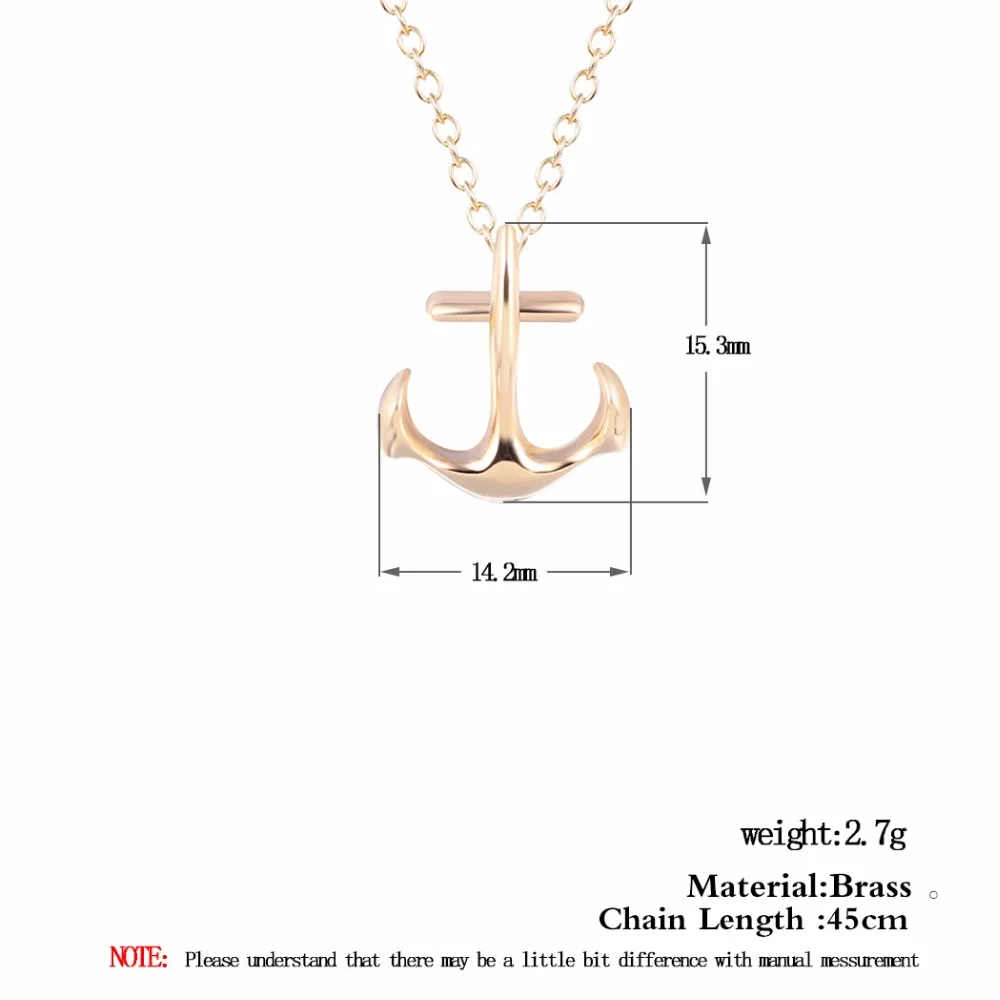 Kinitial 10Pcs Gold Silver Plated Anchor Necklaces &amp Pendants for Women Spring Trendy Pendant Necklace Party Gift Jewelry | Украшения и