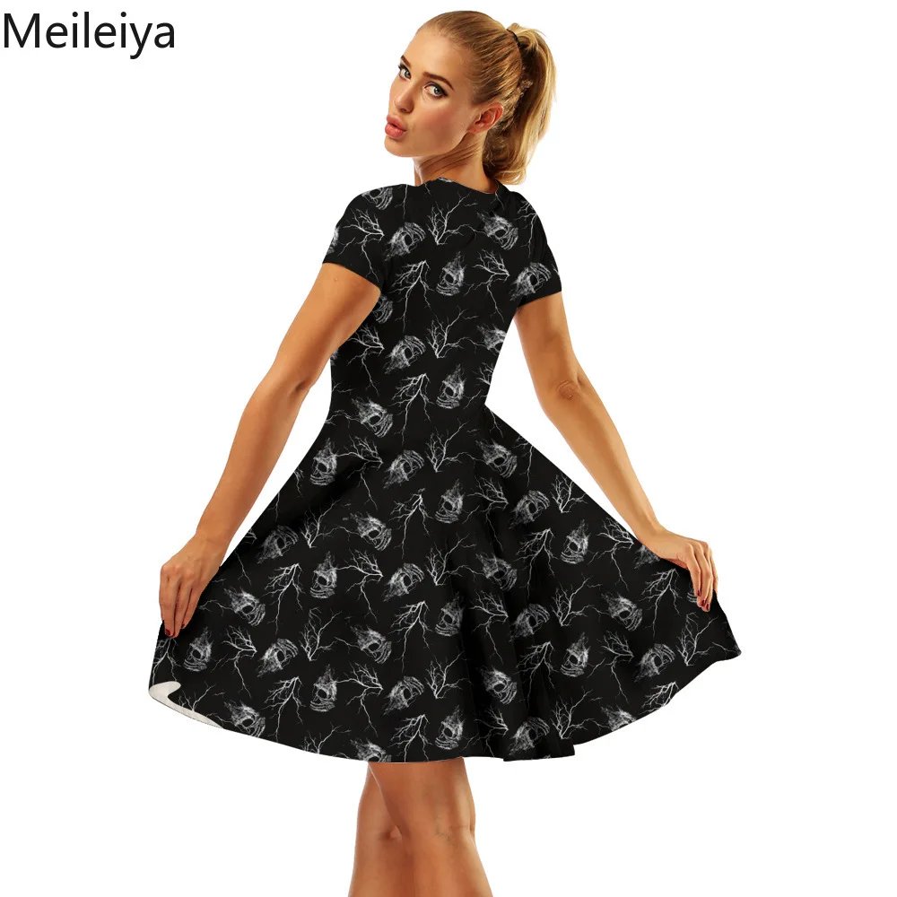 Женское уличное платье мини с принтом новое модное цифровым 2019 | Женская одежда