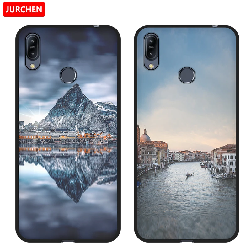 Чехол JURCHEN для Asus Zenfone Max Pro M2 силиконовый чехол с принтом ASUS ZB634KL ZB633KL ZB631KL