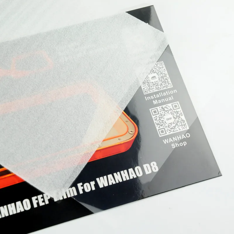 Оригинальный 3D принтер WANHAO запасные части пленка Wanhao D8 FEP Дубликатор 8 бак из