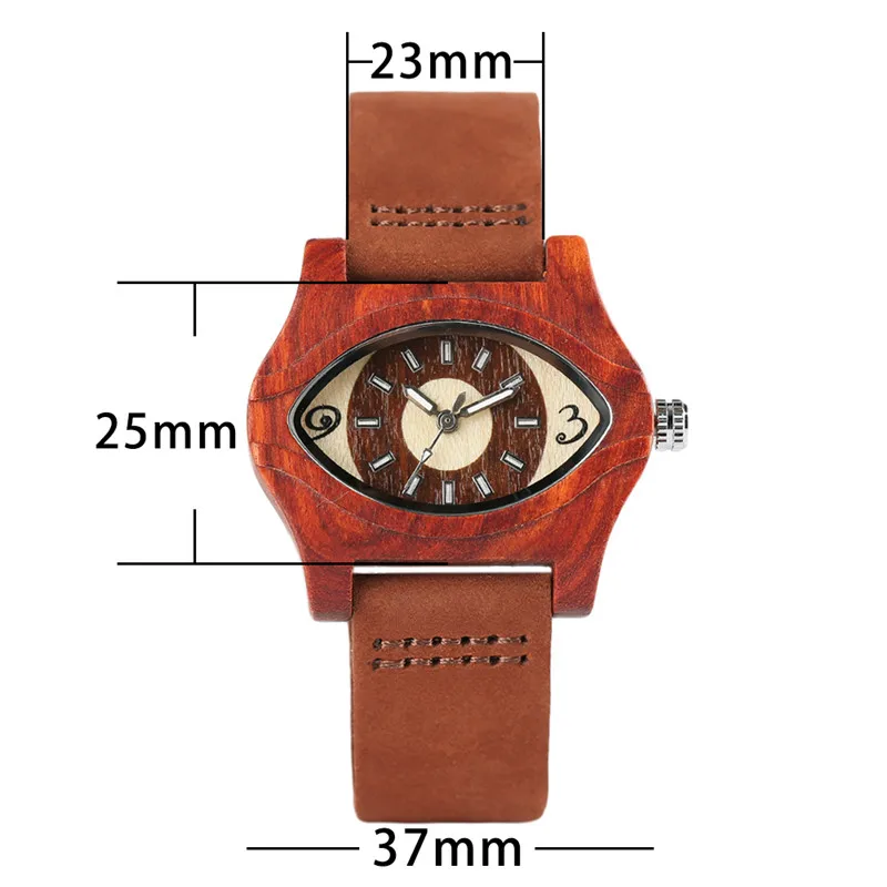 Мужские и женские часы YISUYA оригинальные с глазами Ангела из натурального