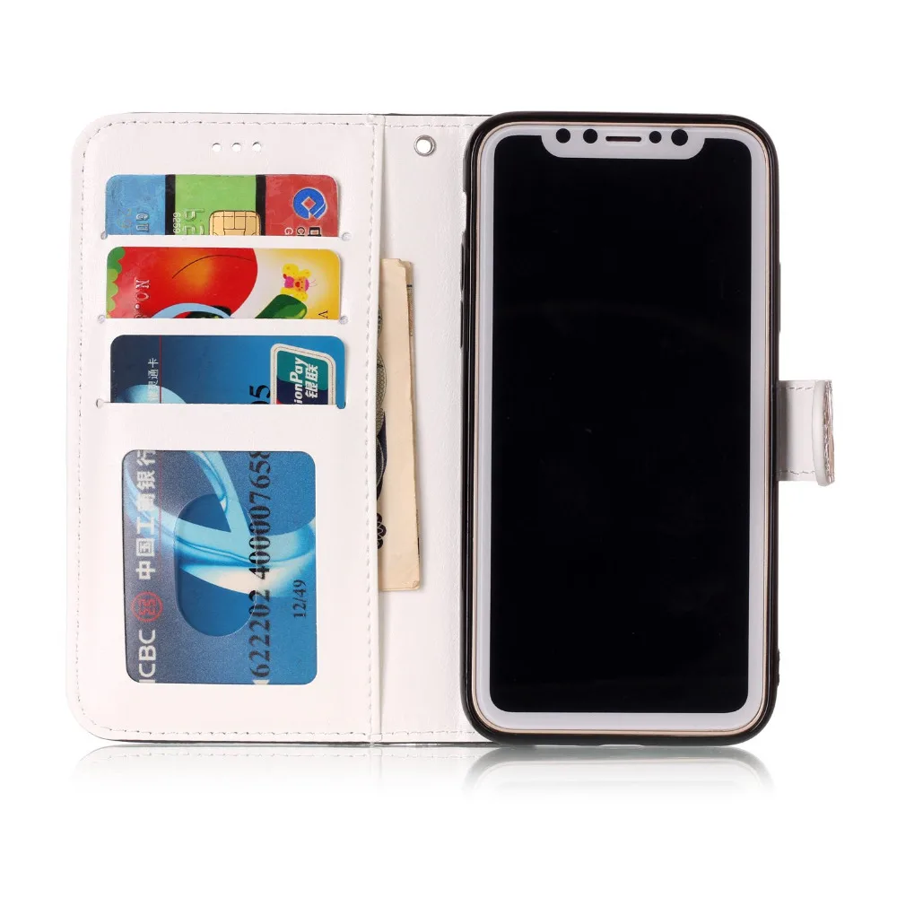 Чехол для Fundas iPhone XS чехол для Max XR Роскошный кошелек из искусственной кожи флип чехол для телефона s для iPhone 6 6S 7 8 plus x XS 11 11Pro Max чехол