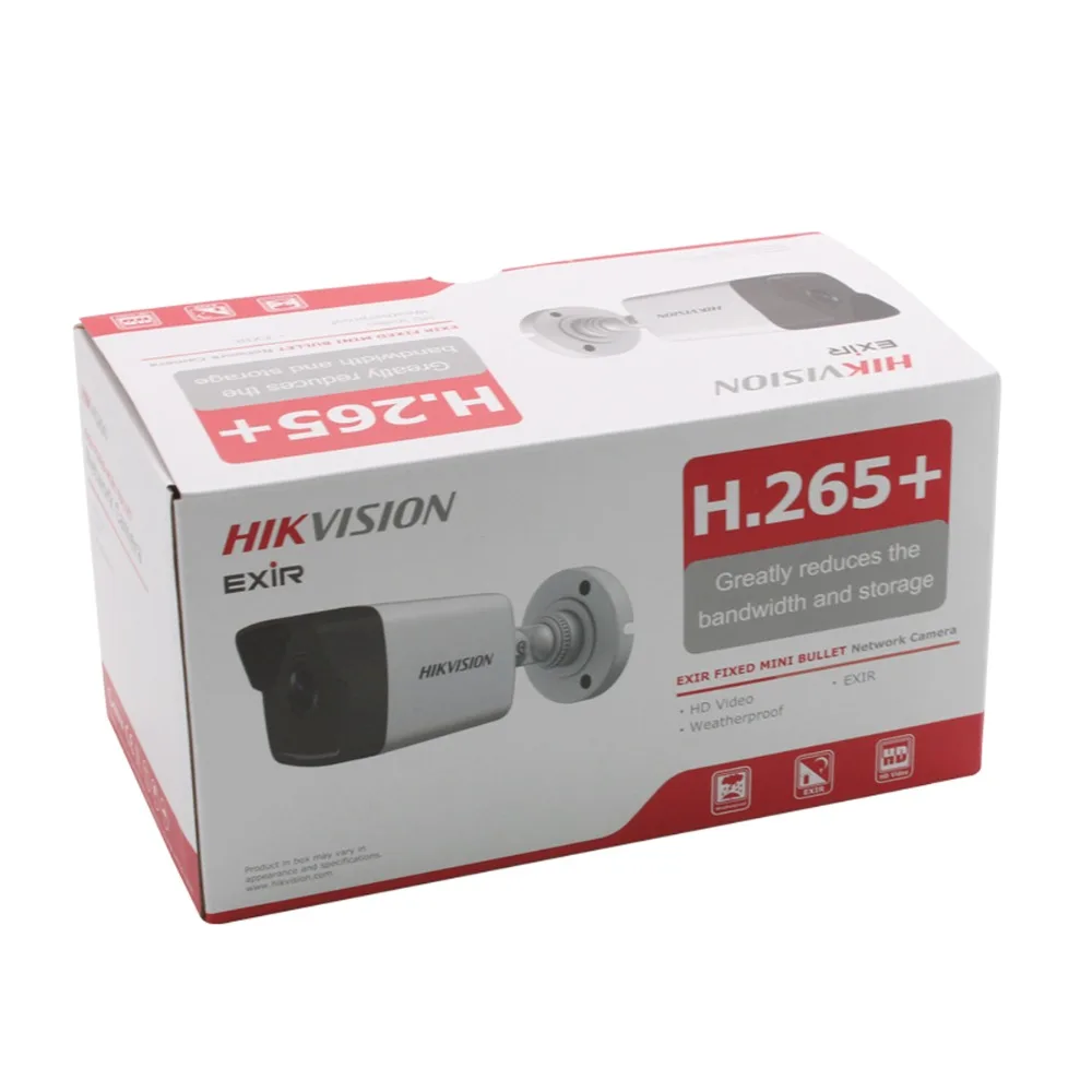 Hik Оригинальная камера наблюдения DS 2CD1043G0 I 4MP IR сетевая цилиндрическая ip POE H.265 +