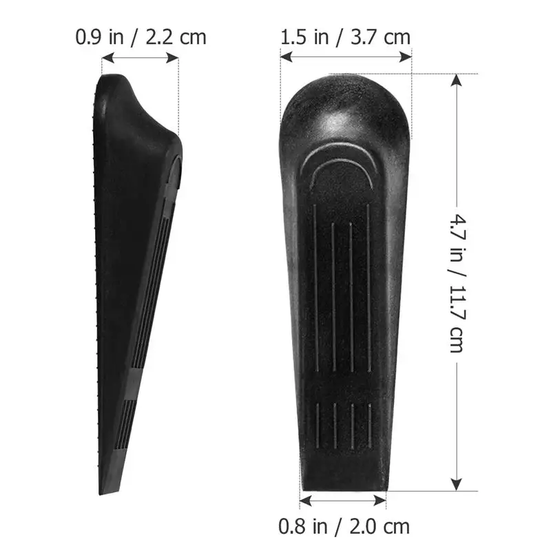 WINOMO 5pcs/Pack Household Door Stop Stoppers Practical Door Block Wedges Durable Hardware For Home Bedroom Office School