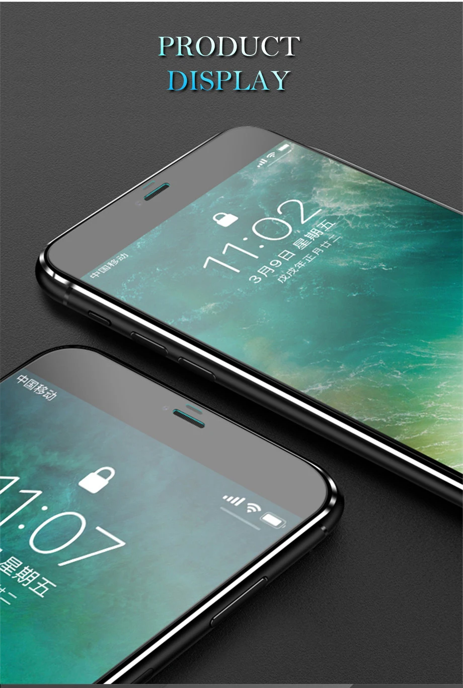 7D закаленное стекло из алюминиевого сплава для iPhone 6, 6 S, 7 Plus, защита на весь экран, Защитное стекло для iPhone X, 8, 5, SE, 5S