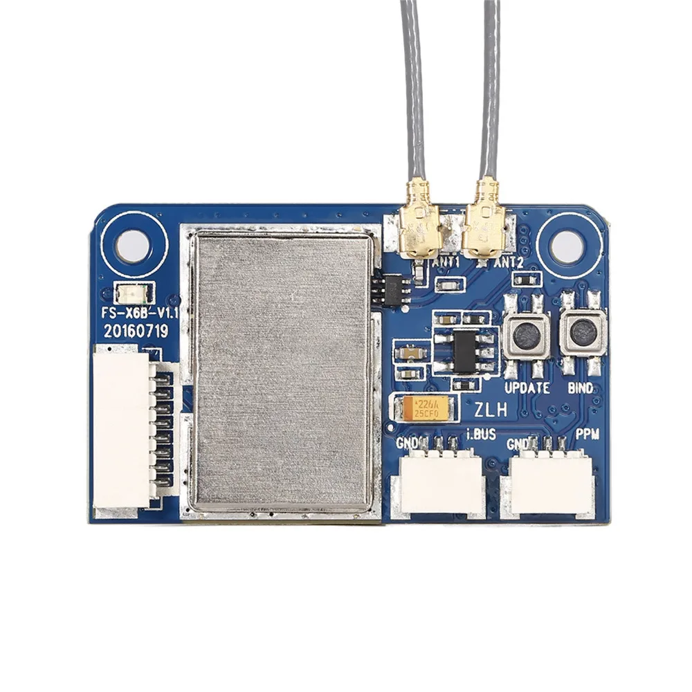 Оригинальный приемник Flysky FS X6B 2 4G PPM i BUS 6CH для радиоуправляемого