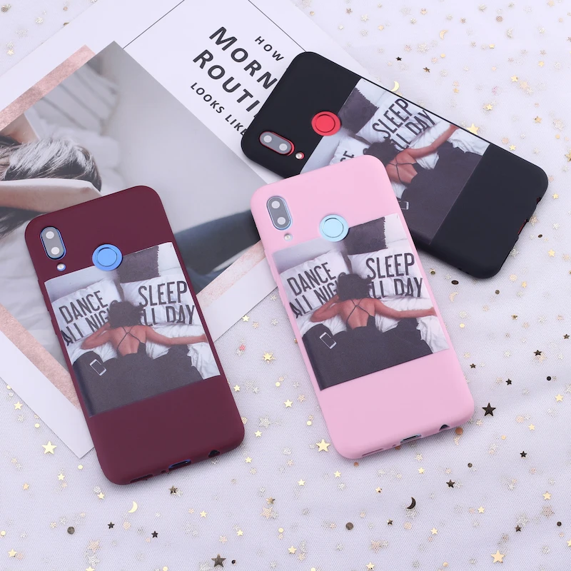 Для Huawei Honor Mate 10 20 Nova P20 P30 P40 P Smart Girl Harajuku модный классный силиконовый чехол для