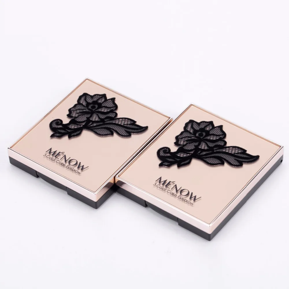 Menow Brand 3 Color Three DimensionalEyebrows With Eyebrow Brush Powder Waterproof Anti Sweat Dye Cosmetics L1401|menow eyebrow|brand eyebrows
