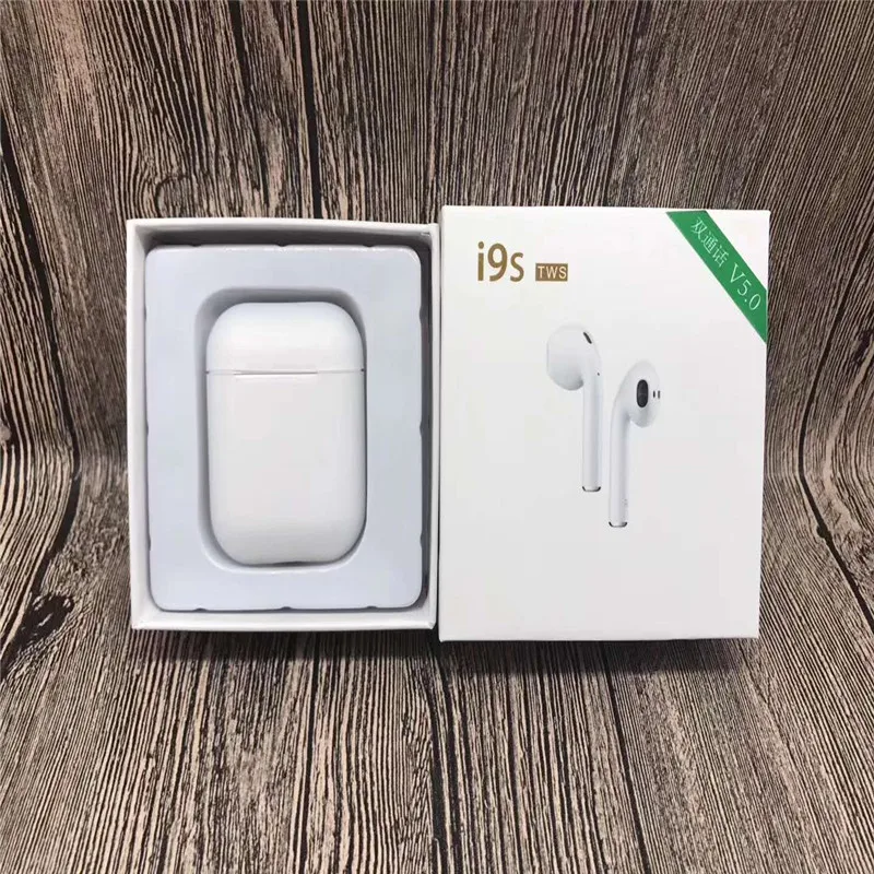 I9 I9S TWS беспроводные наушники портативные 5,0 Bluetooth Гарнитура невидимый наушник для iPhone X 8 7 Мобильный Android все смартфон