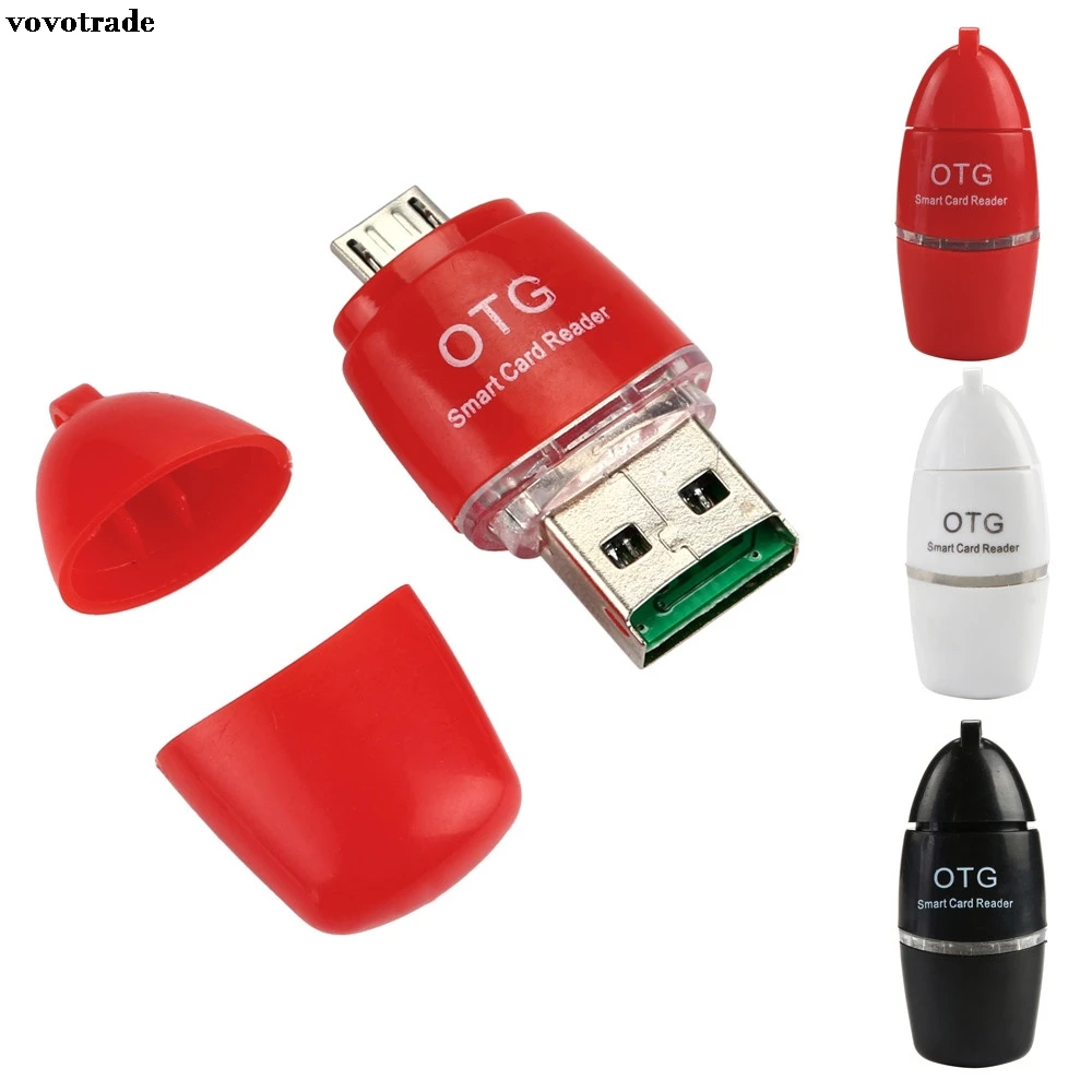 Vovotrade OTG Micro USB к 2 0 TF кардридер адаптер для Android телефон стол SDHC микро Кардридер