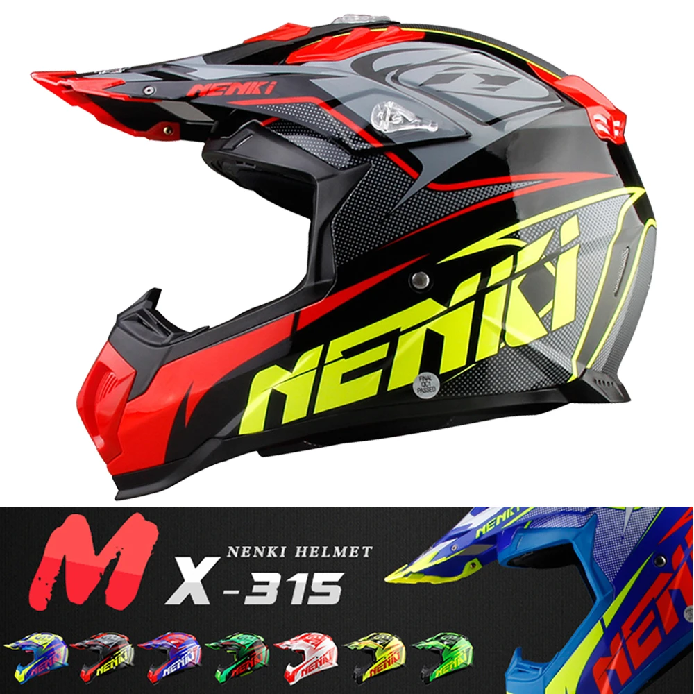 Мотоциклетный шлем NENKI для мотокросса внедорожный Casco Capacete Cross downdown мото MTB MX ATV DH