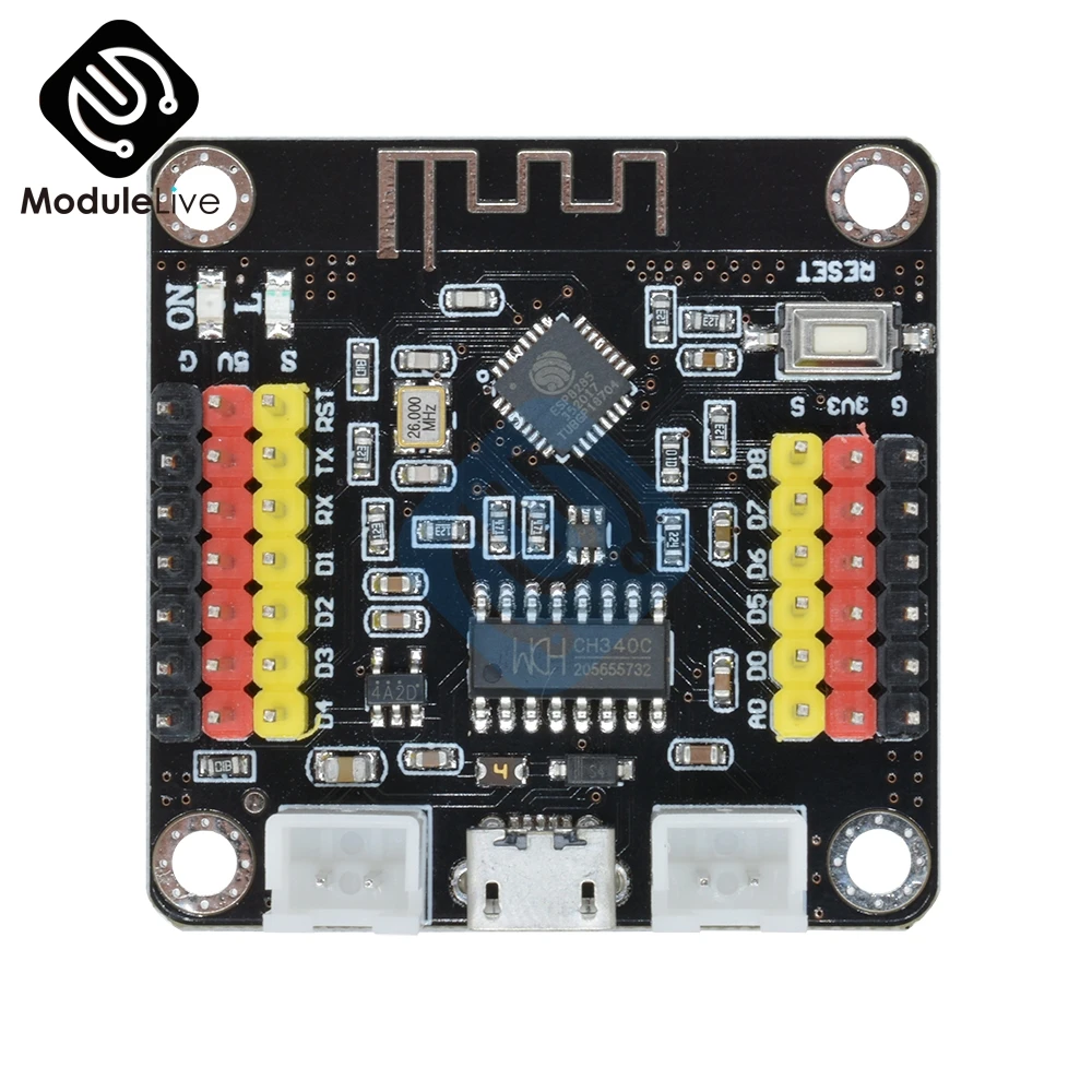 ESP8285 CH340 CH340g wifi Интернет вещей макетная плата micro USB для Arduino IDE Щит Модуль заменить
