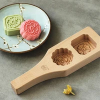 moon cake mould cookies mold mooncake decoration mould wood carving flowers mold