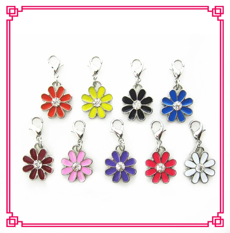 Лидер продаж 100 шт./лот Разноцветные Подвески в виде цветка маргаритки с