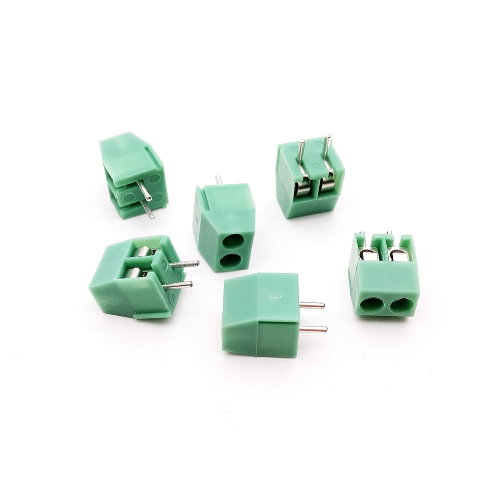 Высокое качество 100 шт./лот разъем 3 5 мм медный зеленый PCB Клеммная колодка