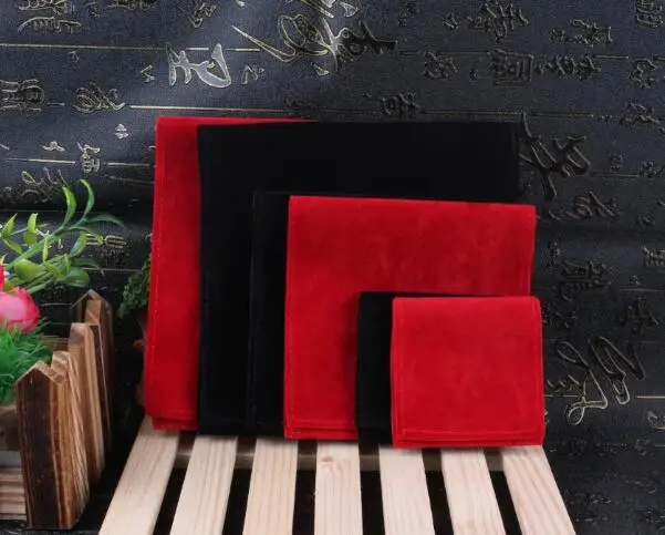 10 шт./лот, 6x6 см/10x10 см/13x13 см, двухсторонняя флокированная ткань, подарочные сумки для ювелирных изделий, конверт, стильные бархатные сумки, сумки для хранения