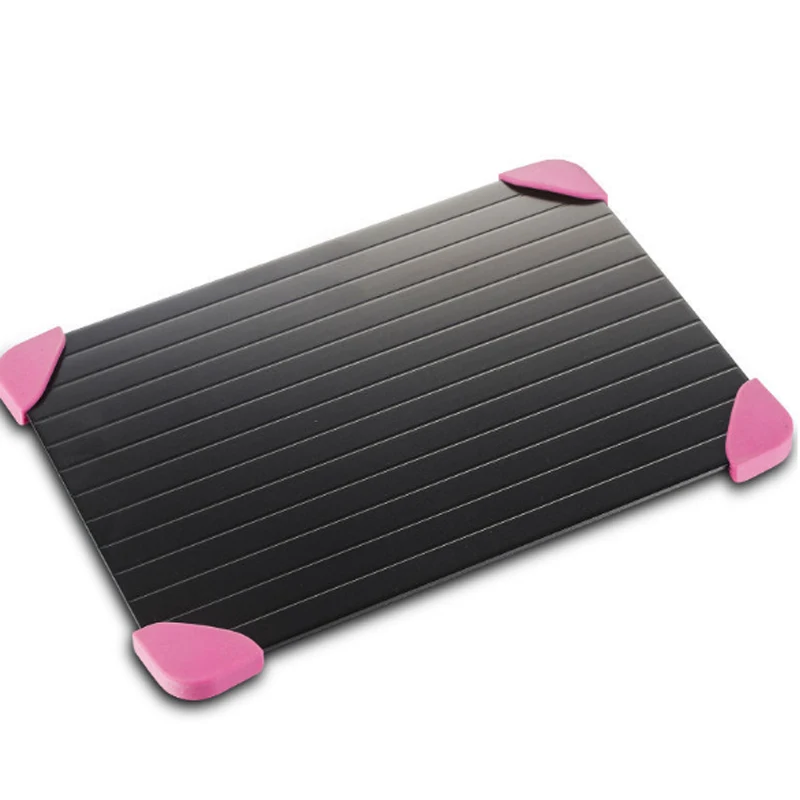Rectangle Silicone Feet Magic Fast Unfreezing Of Food Thawing Tray Meat Rib Defrosting Board Defrost In Minutes Aluminum | Дом и сад