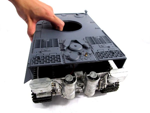Mato 1/16 Tiger I rc Танк Металлическое шасси с крученой штангой подвесное натяжитель дорожки Задняя панель для Heng Long 3818 Tiger 1 танк