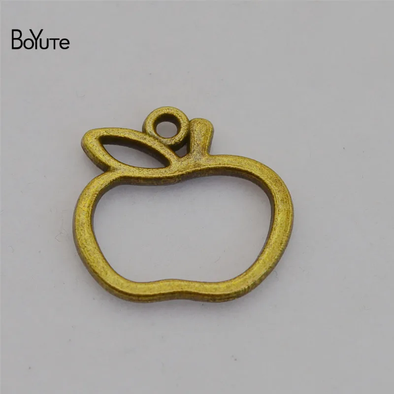 BoYuTe Metal Alloy Gourd/Apple/Fan Pendant Blanks Tray Bezel DIY Hand Made Jewelry Accessories Wholesale | Украшения и аксессуары