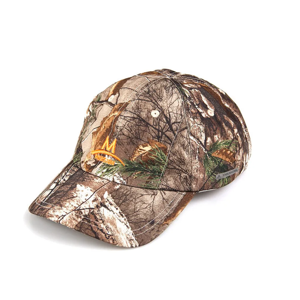 6 Colors Available Camouflage Unisex Outdoor Hunting Breathable Baseball Cap Fishing Bionic Camo Sunshade cap Hiking Peaked | Спорт и