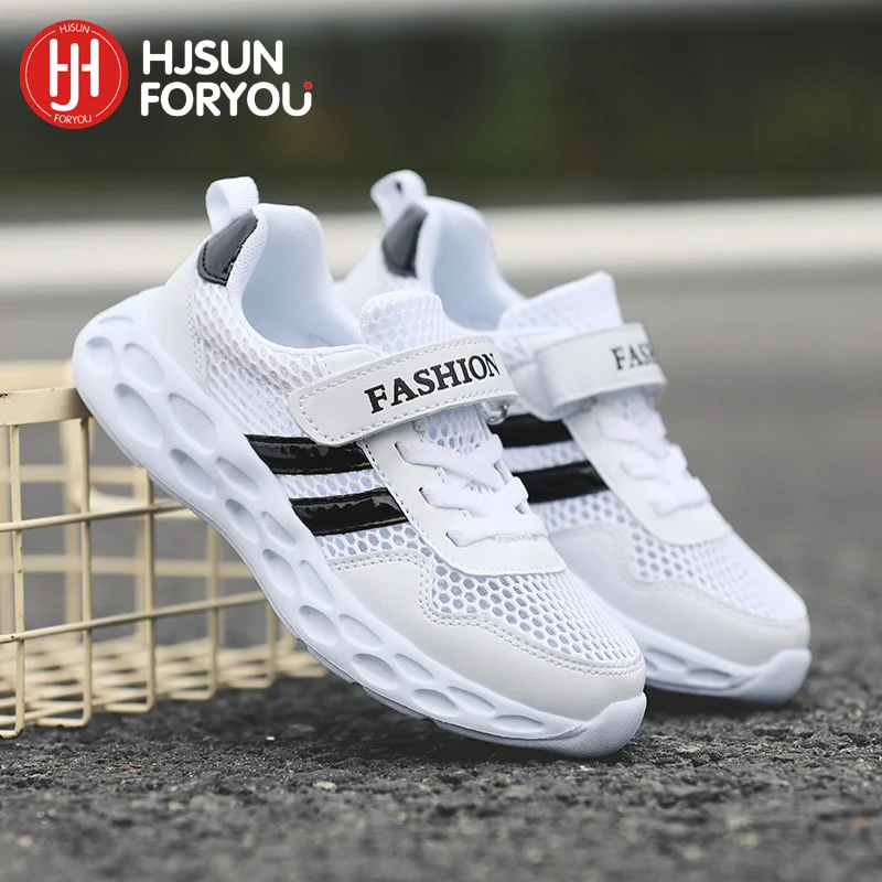 2022 Hot New Children Shoes Brand Mesh Sneakers Fashion Breathable Kids Sports Boys Girls Casual Running | Детская одежда и обувь