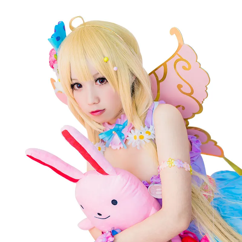 HSIU высокое качество Anzu Futaba косплей парик IDOLM@ STER Золушка девушки костюм играть парики Хэллоуин костюмы волосы