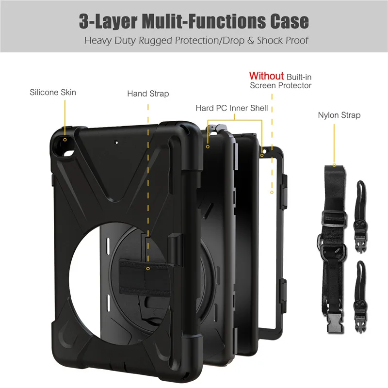 Чехол funda для iPad Mini5 2019 с держателем карандашей apple mini 4 бухта 360 Вращающаяся