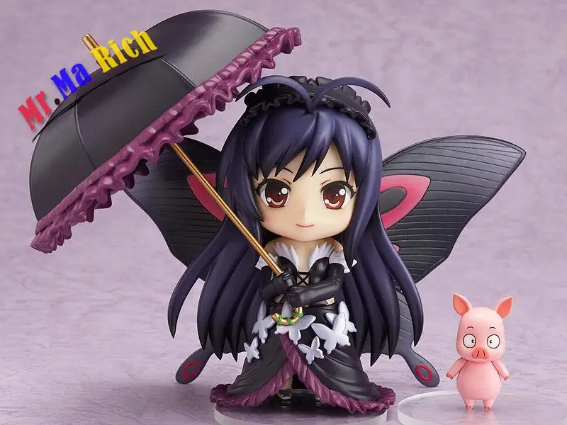 10 см Q версия Accel World Kuroyuki Hime подвижная фигурка игрушки коллекция Рождественская