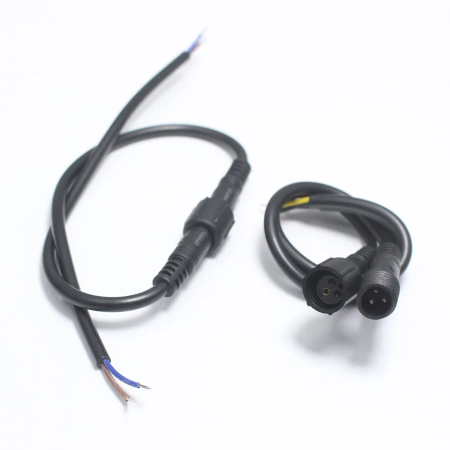 EClyxun 1 пара M12 водонепроницаемый 2 3 4 5 контактный IP65 кабель штекер для светодиодных