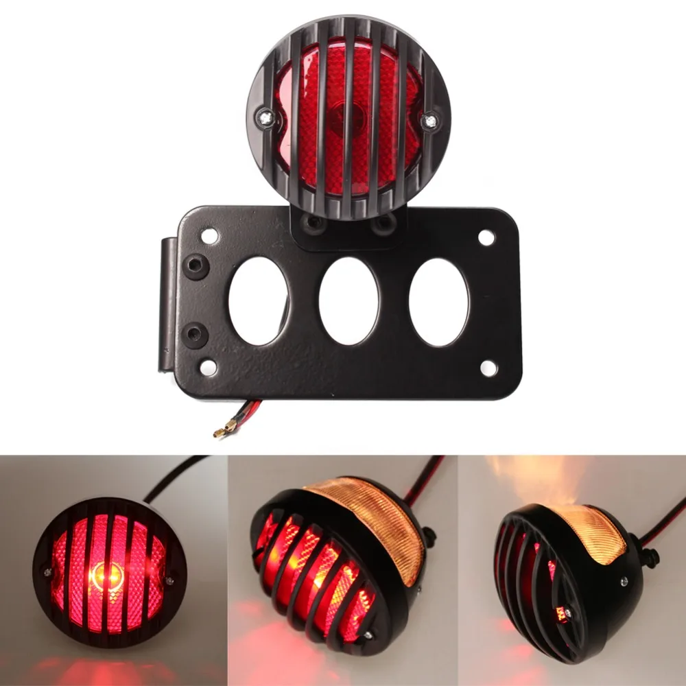 Мотоциклетный боковой кронштейн для номерного знака задсветильник держатель