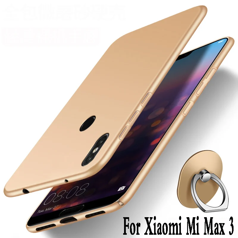 Чехол для Xiaomi Mi Max 3 из жесткого пластика роскошные чехлы Защитные мобильных