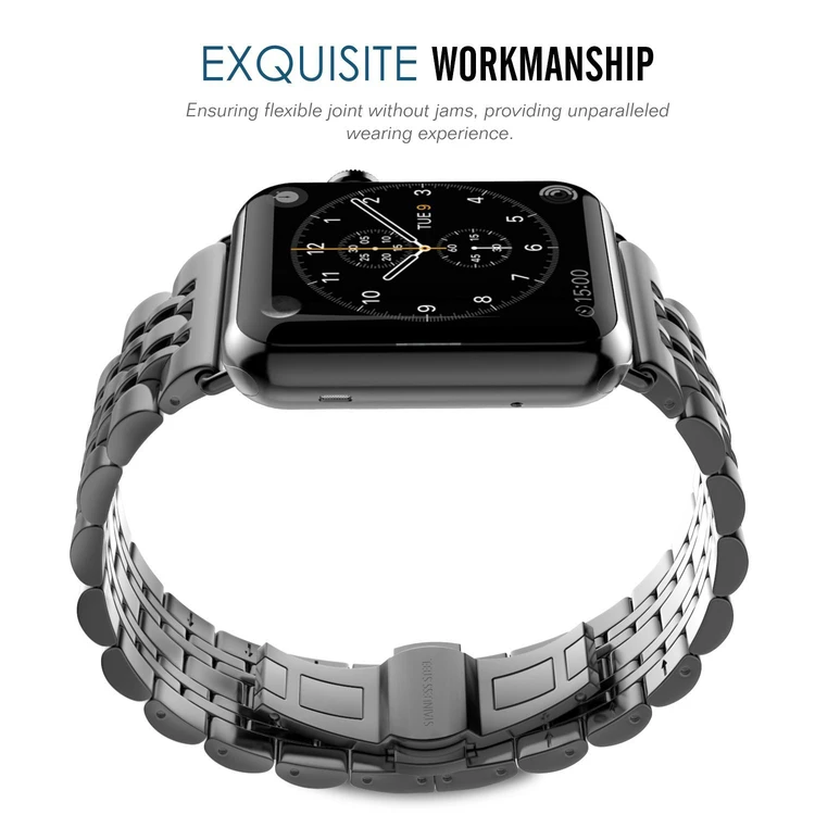 Чехол для Apple Watch 40 44 ремешок 42 38 мм серия 4 3 2 1 металлический ремешок для часов классический защитный чехол с подарочной коробкой