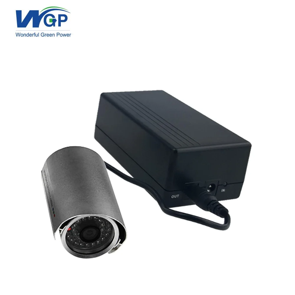 Одобренный CE 12В мини ИБП батарея для CCTV камеры системы черный 2А 6000 мАч