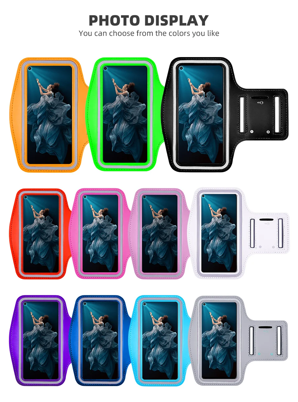 Универсальная спортивная сумка для бега для huawei Honor 20 Pro 9X 7X 8X View 20 Lite Honor 10 9 фитнес-упражнения на руку Защитная сумка для телефона