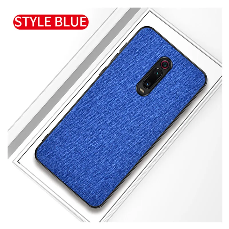 blue Чехол для Xiao mi 9 T, чехол для Xiao mi Red mi K20, мягкий чехол из ТПУ ткани, защитный чехол для Red mi K20Pro mi 9T Pro mi 9 T, чехол - Цвет: blue