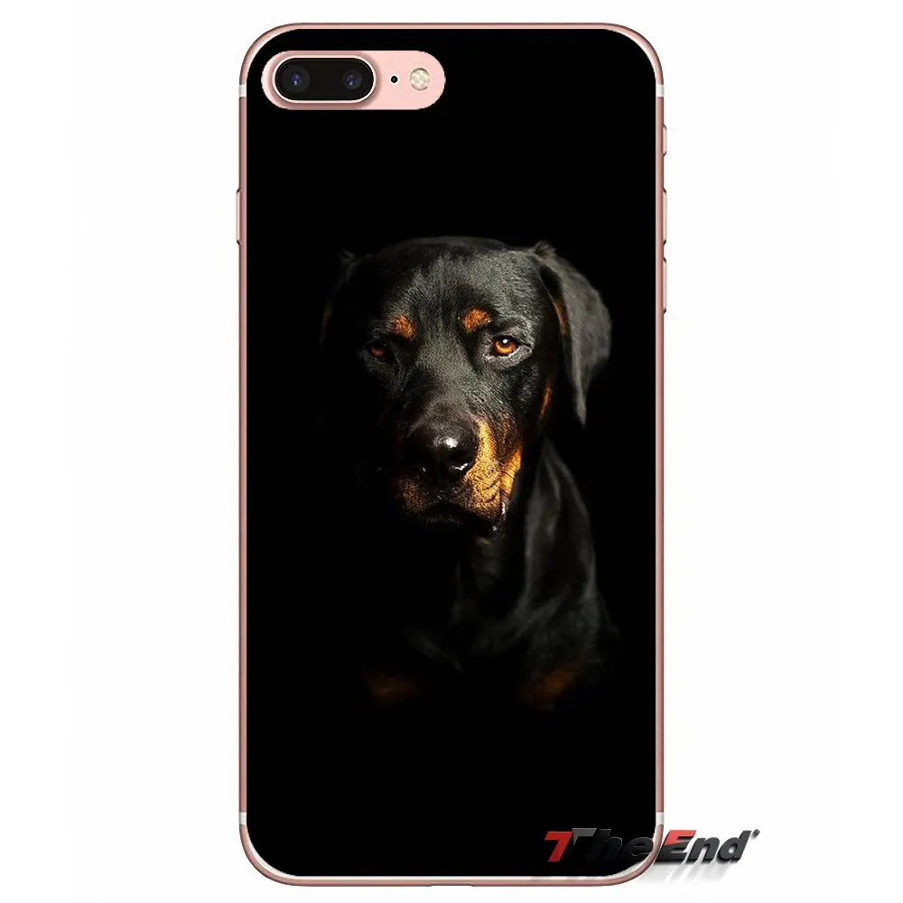 Силиконовый чехол для Samsung Galaxy S2 S3 S4 S5 MINI S6 S7 edge S8 S9 Plus Note 2 3 4 5 8 Coque Fundas Rottweiler Puppies Dog |