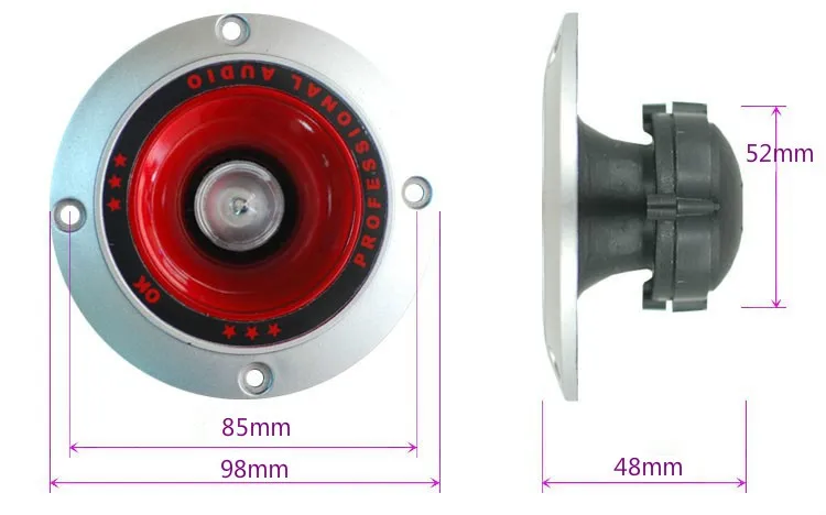 Aiyima 2 шт 4 дюйма 4ohm 20 Вт пластиковый автомобильный сабвуфер красочный мигающий светильник ВЧ круглый динамик для сцены стерео