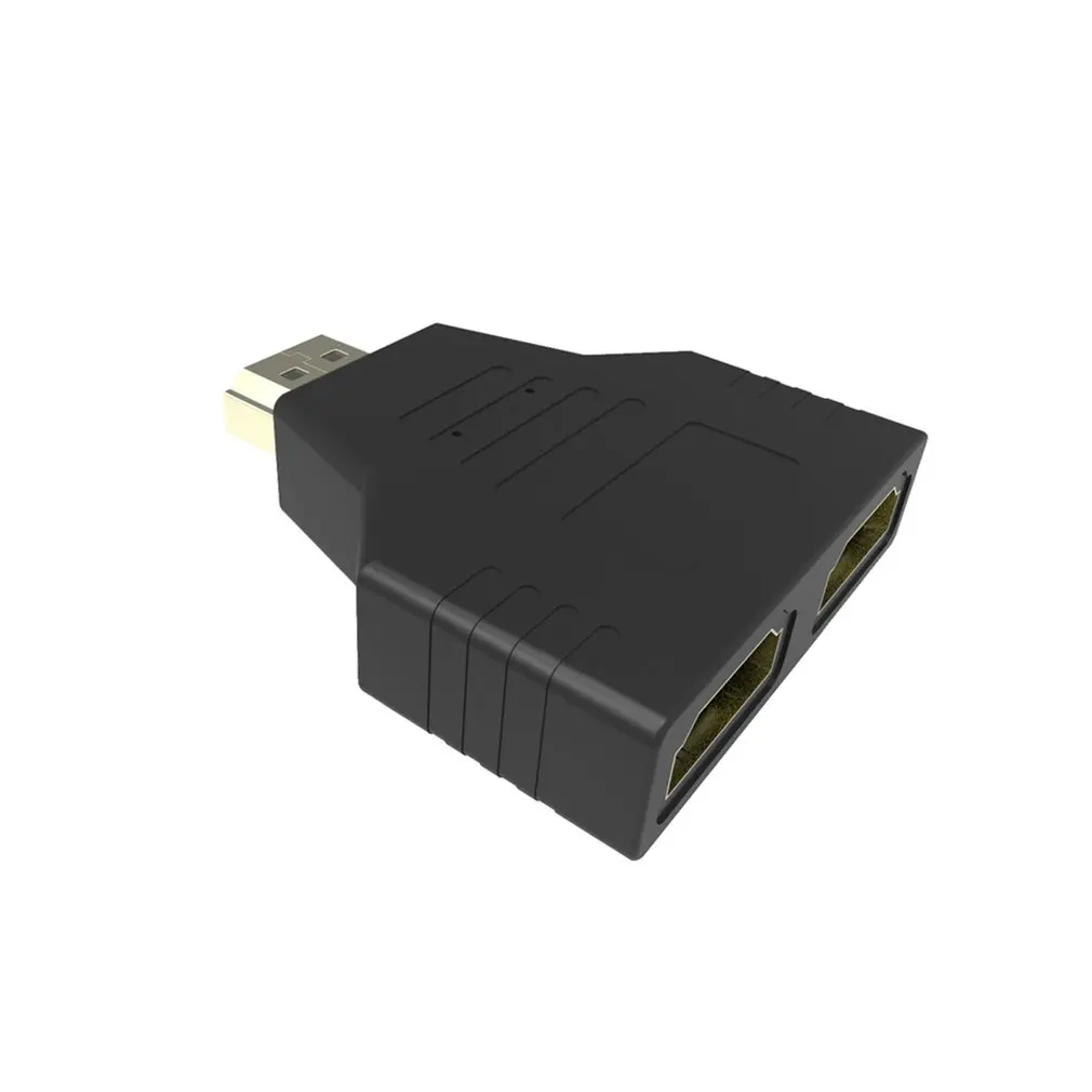 1080p 1 в 2 Переходник HDMI разветвитель папа-2 Женский Onversion Head Adapter